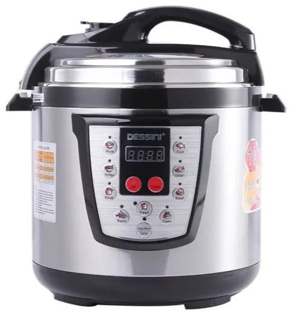 Мультиварка Dessini DS-379 черный, серый