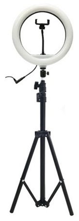 Кольцевая лампа Ring Fill Light YQ-320B 32 см черный
