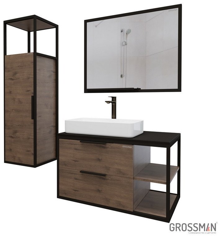 Зеркало настенное Grossman 90x70см купить,88300