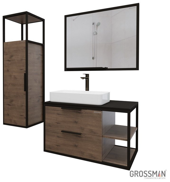 Зеркало настенное Grossman 90x70см купить,88300