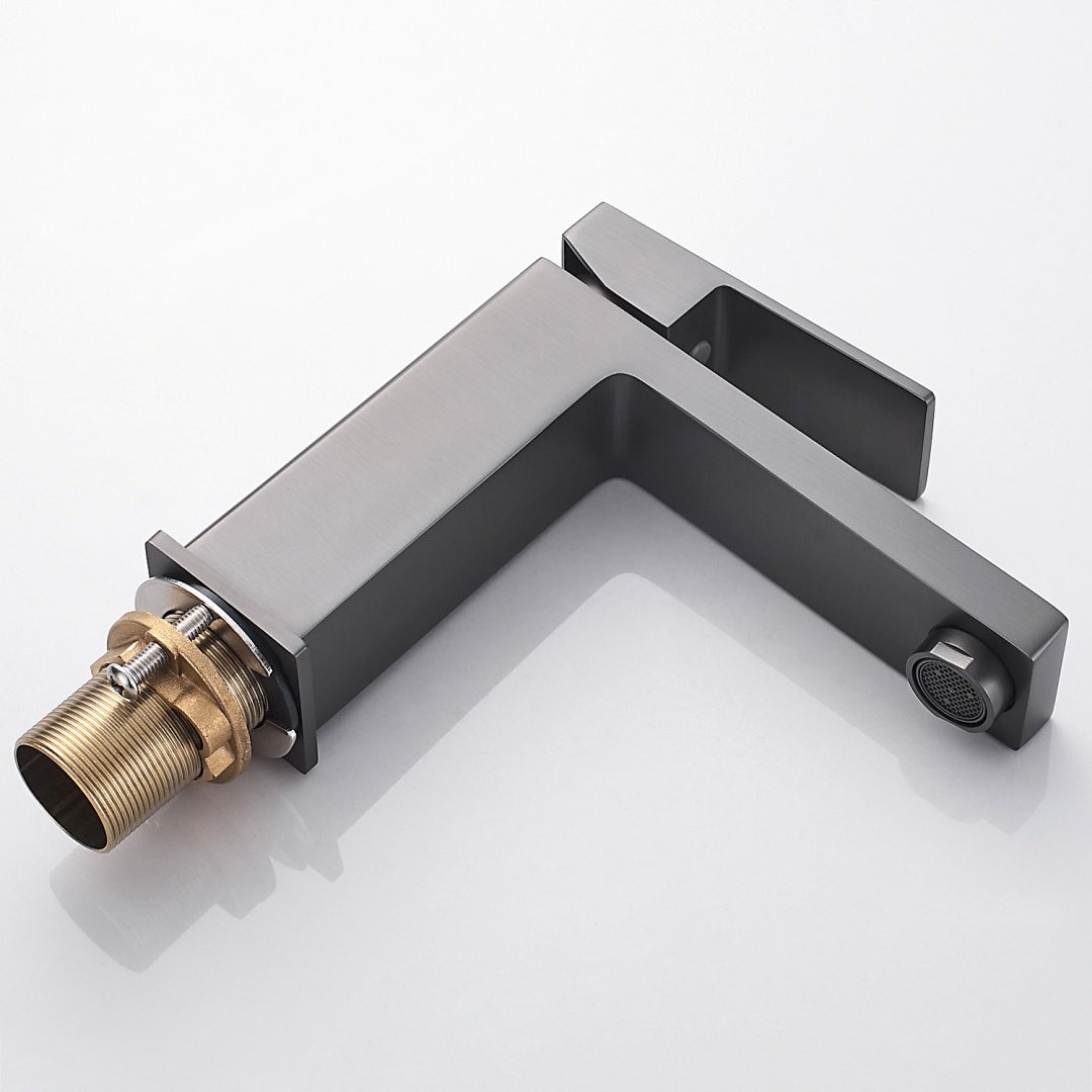 Смеситель Shevanik S9601T, латунь, цвет стальной купить,NaN