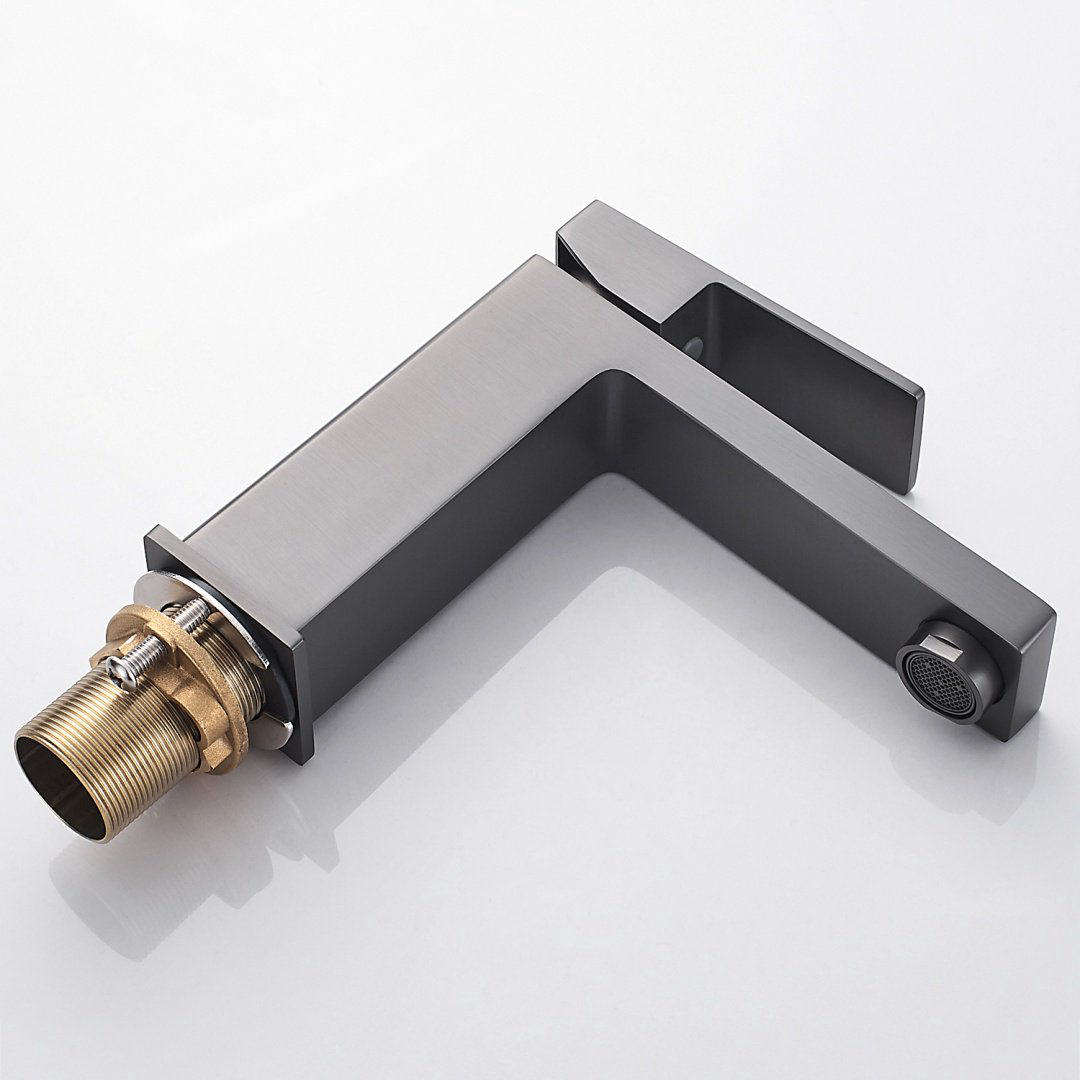 Смеситель Shevanik S9601T, латунь, цвет стальной купить,NaN