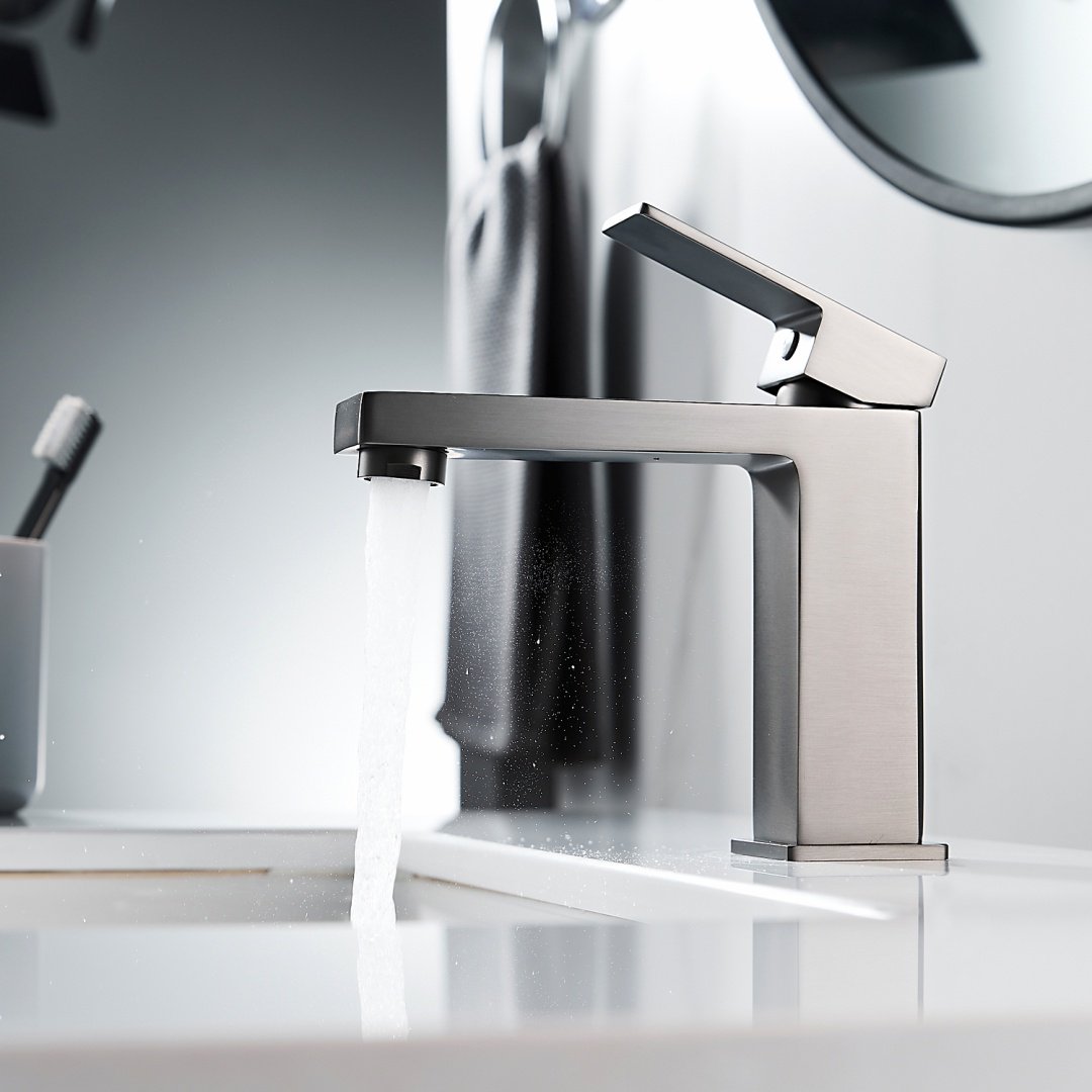 Смеситель Shevanik S9601T, латунь, цвет стальной купить,NaN