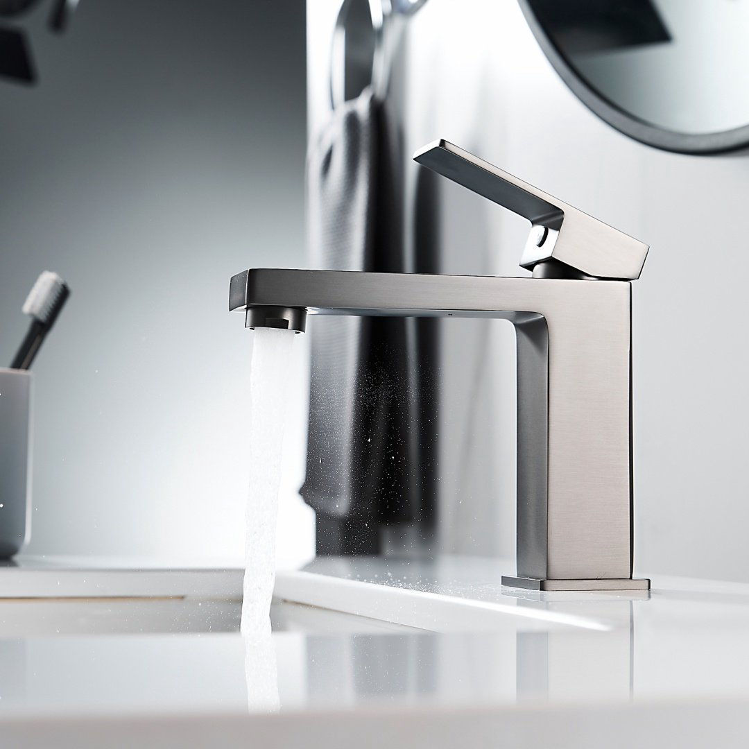 Смеситель Shevanik S9601T, латунь, цвет стальной купить,NaN