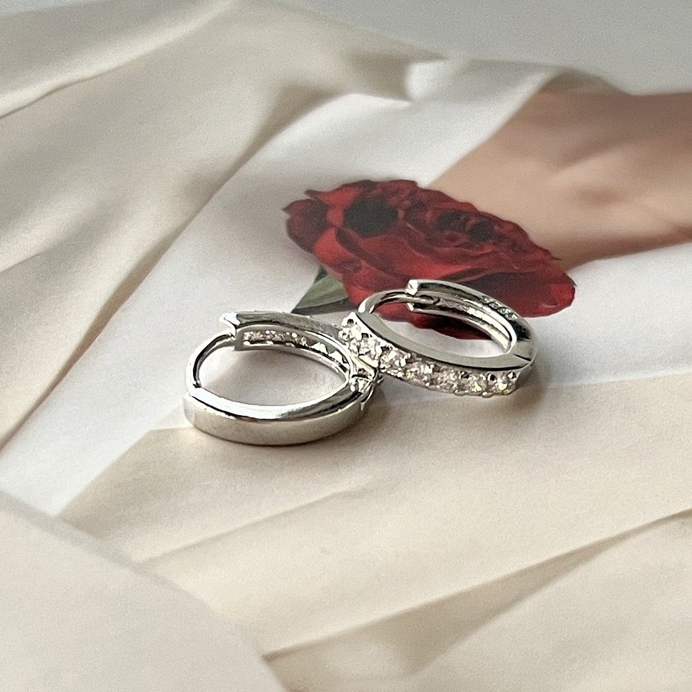 Конго СЕРЕБРИКО 4565457 вес 2.5 г серебро, фианит купить,NaN