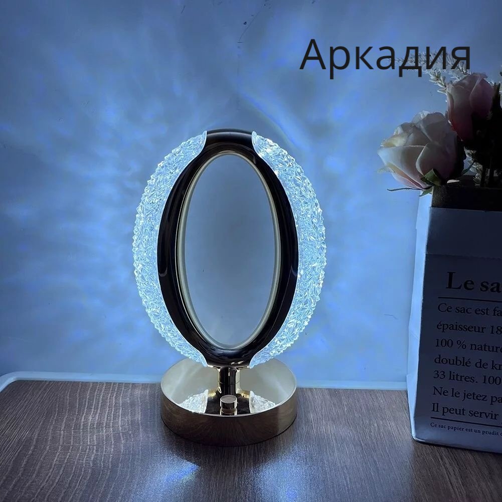 Декоративный светильник Crystal Table Lamp, металл, акрил купить,0