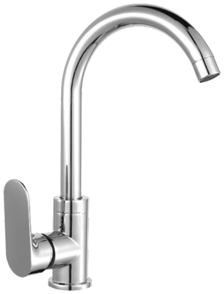 Смеситель для кухни Rainsberg R0713F, силумин, цвет хром