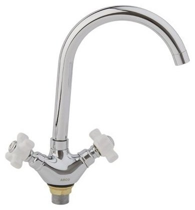 Смеситель для кухни (мойки) ARCO А45(1)05 цвет хром, двухзахватный