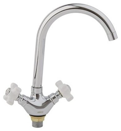 Смеситель для кухни (мойки) ARCO А45(1)05 цвет хром, двухзахватный