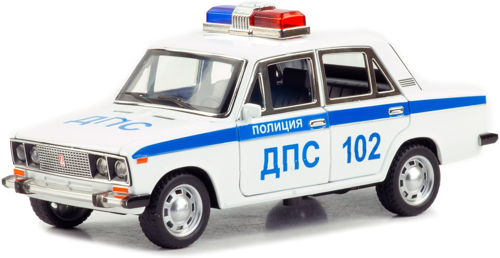 Полицейская машина Mini Auto ВАЗ 2106 Жигули белый