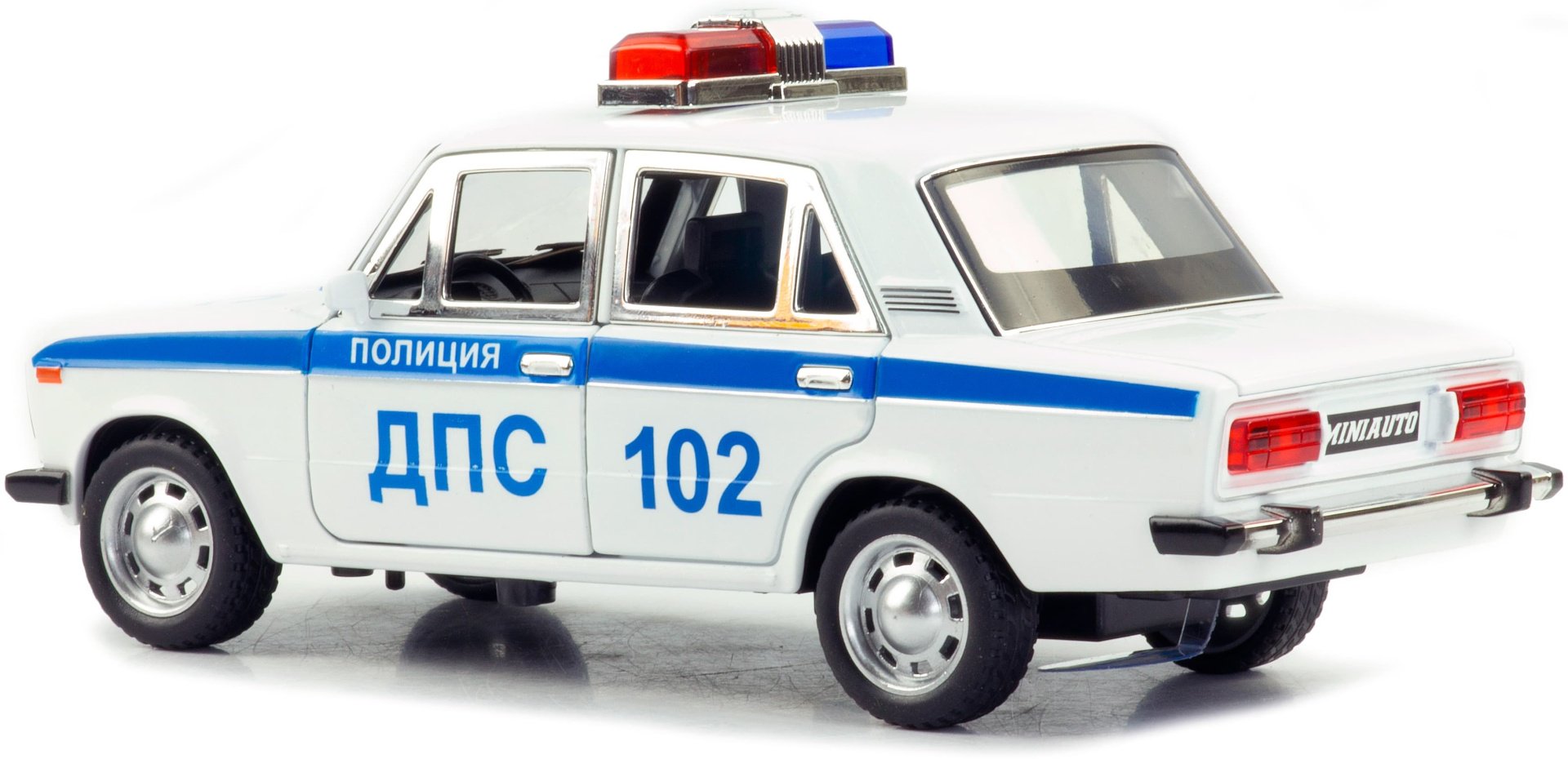 Полицейская машина Mini Auto ВАЗ 2106 Жигули белый