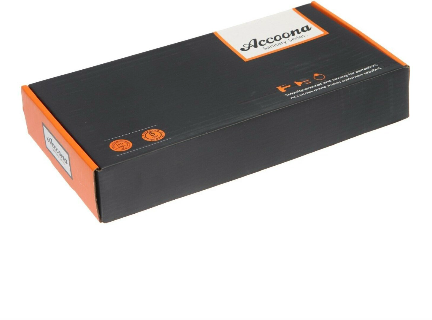 Смеситель с гибким изливом Accoona A4890G-5, латунь, цвет белый, хром купить,NaN
