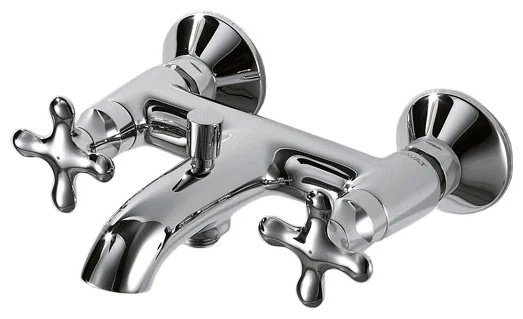 Смеситель для ванны с душем BRAVAT Summer Rain F677111C-01, двухзахватный