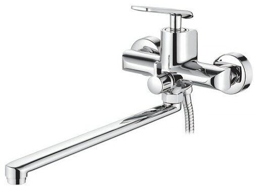 Смеситель для ванны Accoona 71123A, силумин, цвет хром купить,NaN