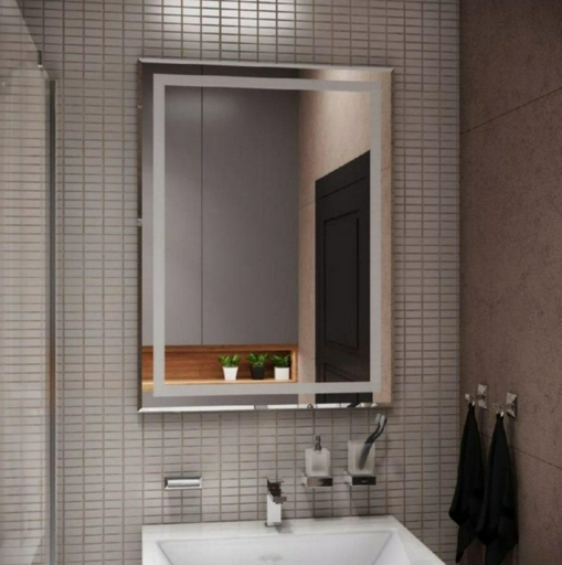 Зеркало настенное Континент Пронто Люкс LED 60x80см