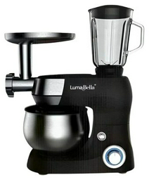 Кухонный комбайн LumaBella LB-55005 черный, серебристый