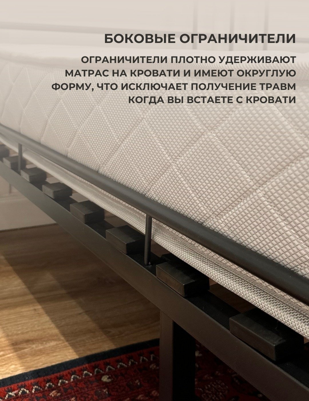 Кровать Askona Chris полутораспальная, 140x200 см (без матраса, без подъёмного механизма) черный купить,184365