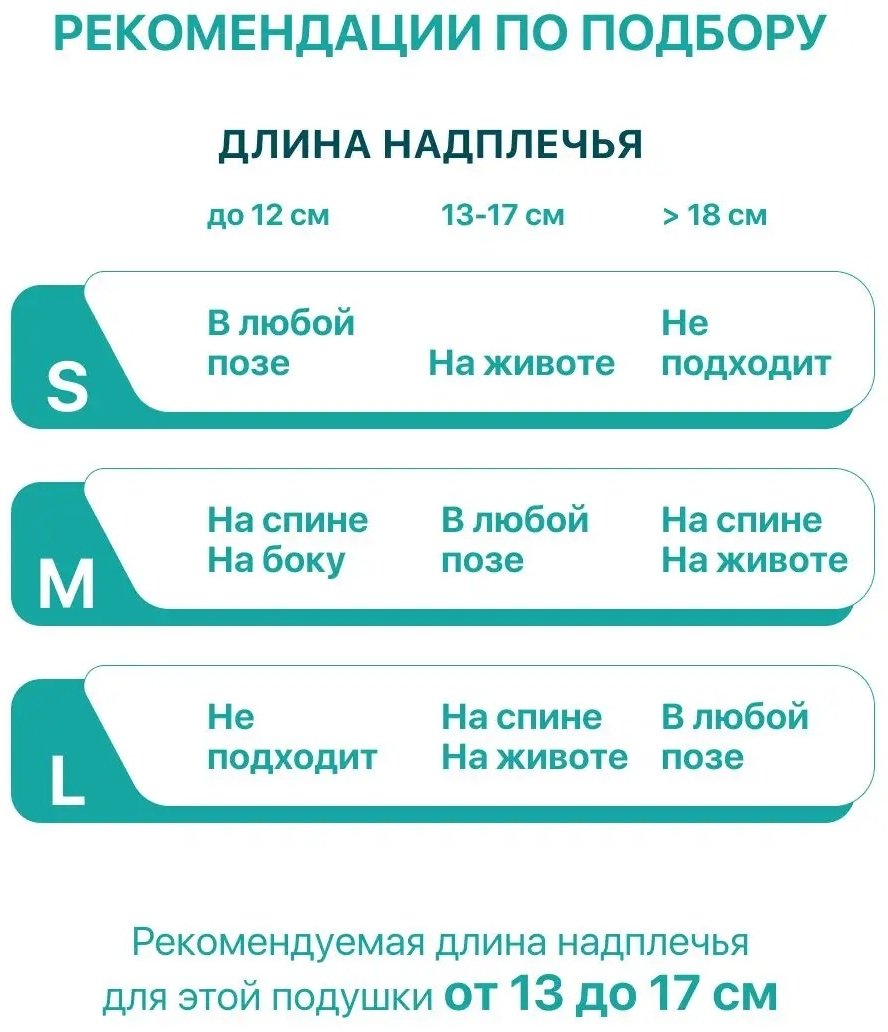 Ортопедическая подушка Askona 39x59 см, пена с памятью формы купить,25200