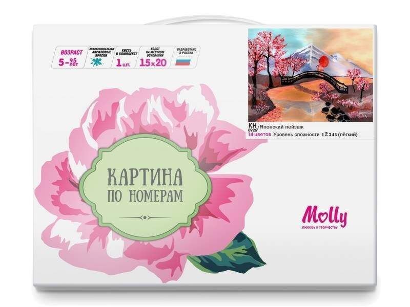 Картина по номерам  Molly Лодка у причала 15х20 11 цветов купить,NaN