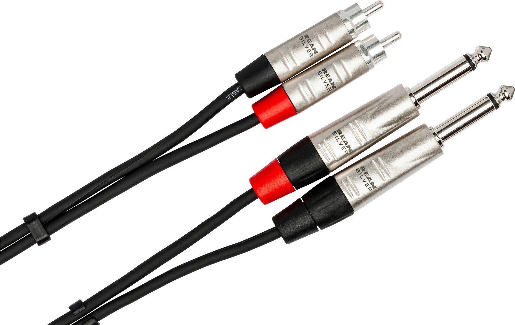 Кабель Hosa 6.3 mm jack - RCA 1 м купить,0