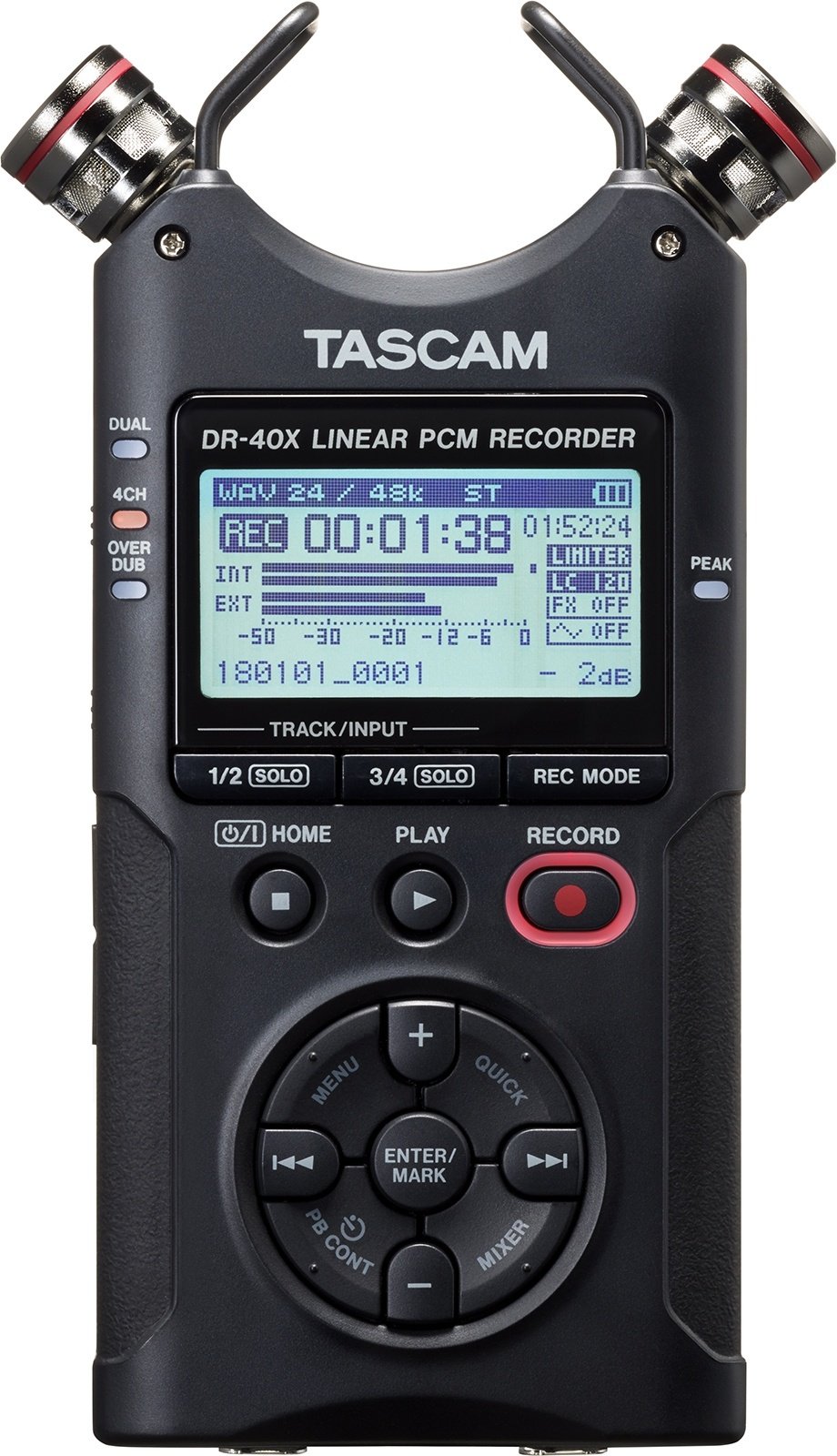 Портативный аудиорекордер Tascam DR-40X черный купить,NaN