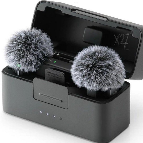 Микрофон DJI Mic Mini(2TX + 1RX + Charging Case) черный купить,NaN