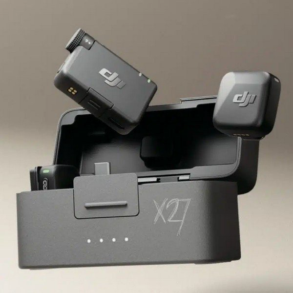 Микрофон DJI Mic Mini(2TX + 1RX + Charging Case) черный купить,NaN