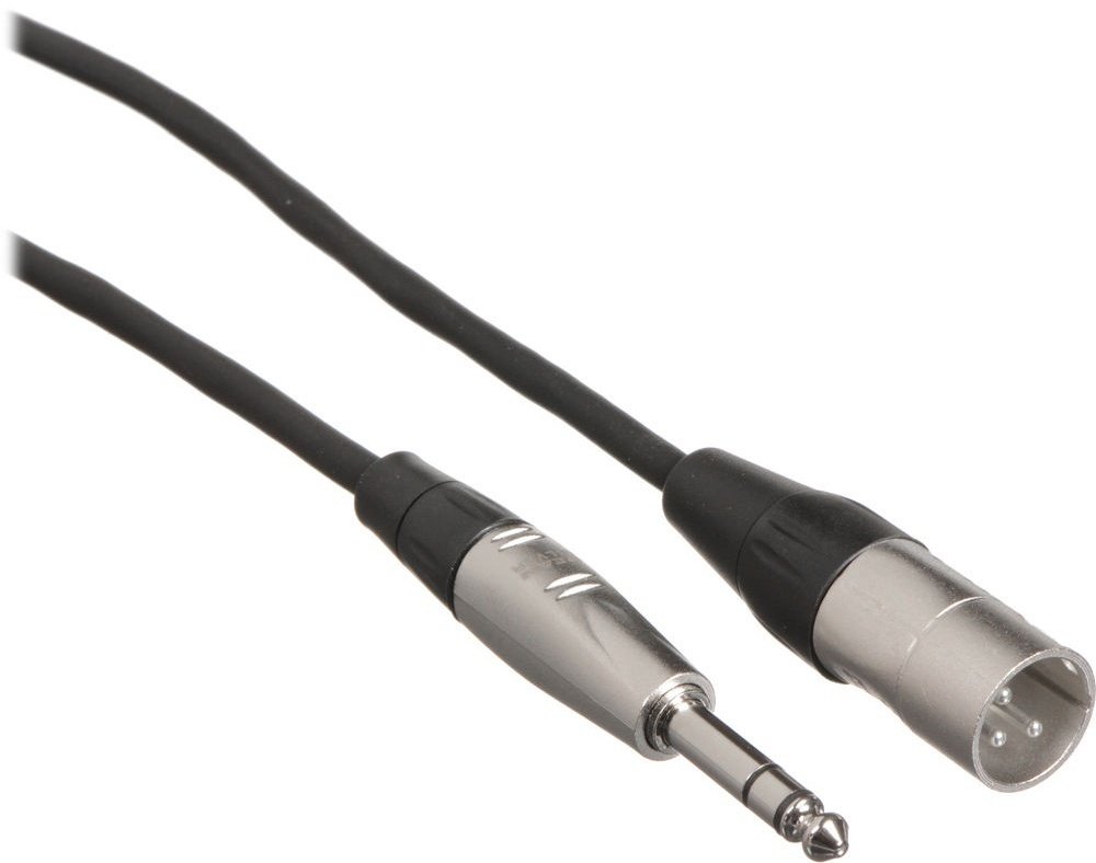 Кабель Hosa 6.3 mm jack - XLR 1 м