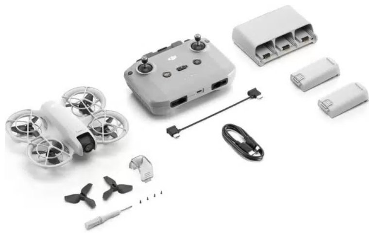 Дрон DJI Neo Fly More Combo белый