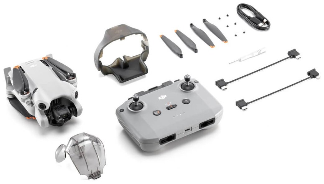 Дрон DJI Mini 4 Pro RC-N2 белый купить,0