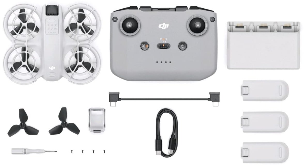 Дрон DJI Neo Fly More Combo серый купить,0