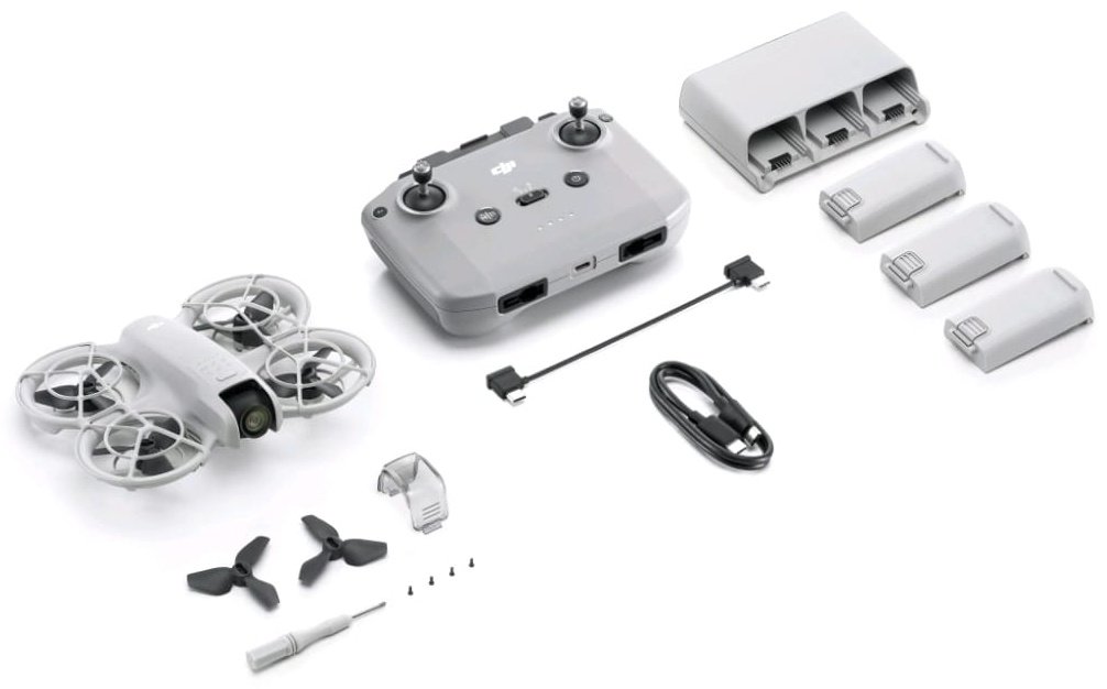 Дрон DJI Neo Fly More Combo серый купить,0
