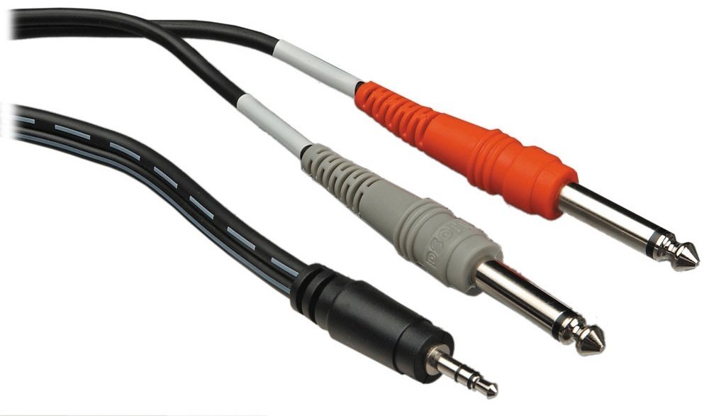 Кабель Hosa 3.5 mm jack - 6.3 mm jack 3 м