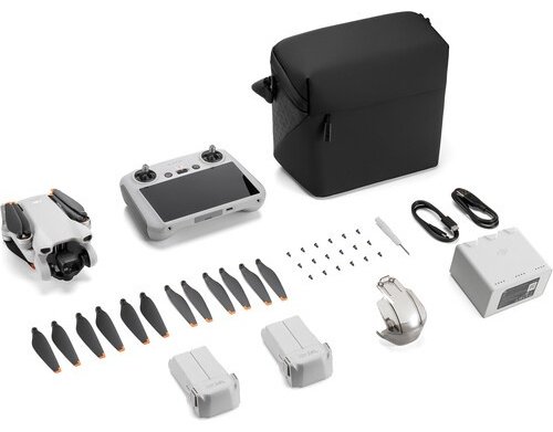 Дрон DJI Mini 3 &#43; DJI RC &#43; Fly More Combo белый купить,0