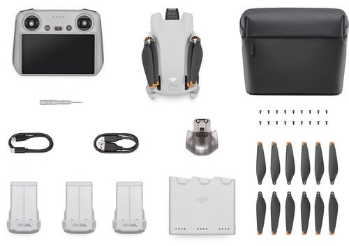 Дрон DJI Mini 3 &#43; DJI RC &#43; Fly More Combo белый купить,0