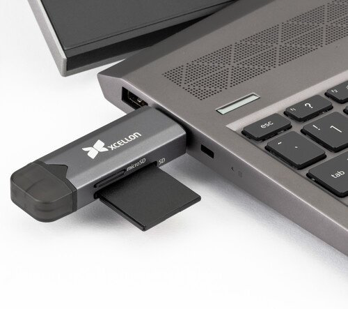 Картридер Xcellon CR-P20 USB Type-C для SD, SDHC, SDXC, microSD, micro SDHC, micro SDXC, USB 3.0 купить,NaN