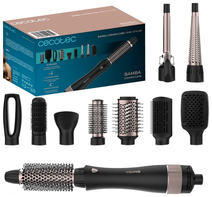  Стайлер Cecotec CeramicCare Styler 10в1 черный купить,47243