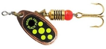 Блесна Mepps Black Fury Copper Chartreuse Dots 1 шт купить,NaN