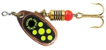 Блесна Mepps Black Fury Copper Chartreuse Dots 1 шт купить,NaN