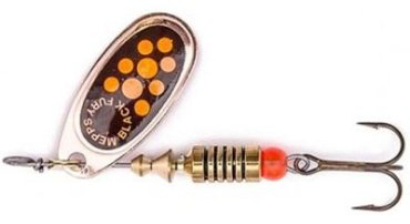 Блесна Mepps Black Fury Copper Orange Dots 1 шт купить,NaN