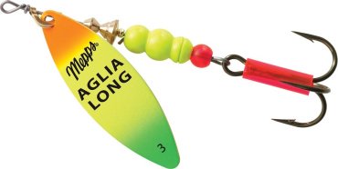 Блесна Mepps Блесна AGLIA LONG OR,TIGER №3 11,5гр, 102529 1 шт купить,NaN