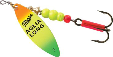 Блесна Mepps Блесна AGLIA LONG OR,TIGER №3 11,5гр, 102529 1 шт купить,NaN
