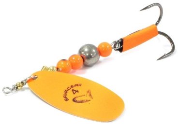 Savage Gear Caviar Spinner Fluo Orange №4 43628 купить,NaN