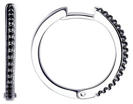 Серьги Diamant 94-120-01593-1 вес 3.25 г серебро, фианит купить,NaN