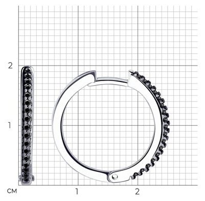 Серьги Diamant 94-120-01593-1 вес 3.25 г серебро, фианит купить,NaN