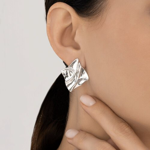 Серьги Diamant 94-122-02338-1_s вес 7.5 г серебро, без вставок купить,NaN