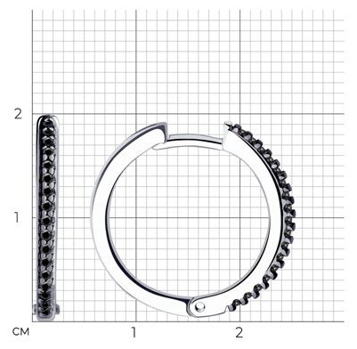 Серьги Diamant 94-120-01593-1 вес 3.28 г серебро, фианит купить,NaN