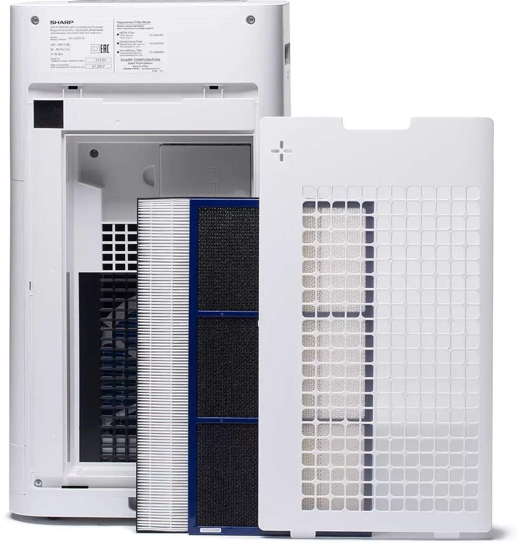 Очиститель воздуха Sharp KC-G41RW белый купить,NaN