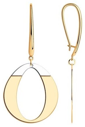 Серьги Diamant 93-121-01631-1 вес 3.17 г серебро, без вставок купить,NaN