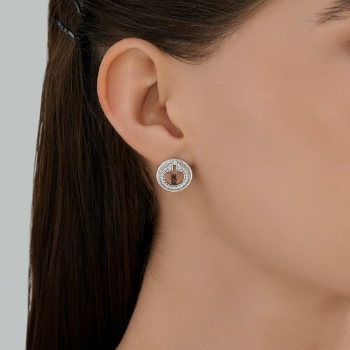 Серьги Diamant 94-120-02271-1 вес 3.42 г серебро, фианит купить,NaN